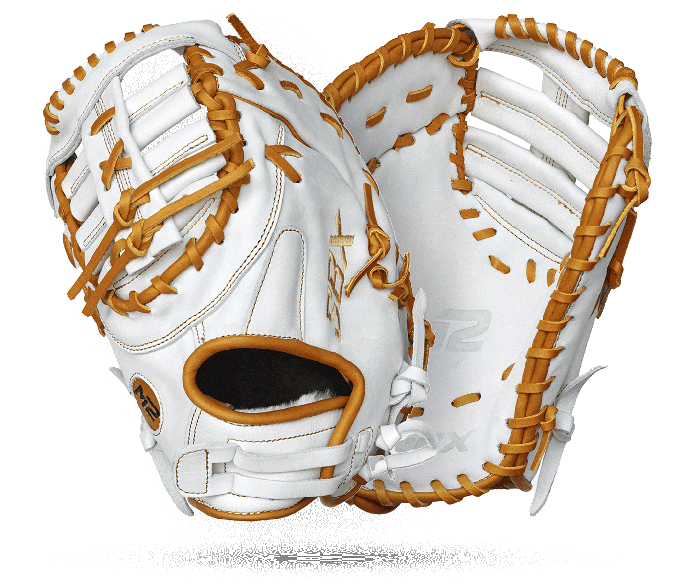 SBX M2 Elite Series White Caramel Fastpitch First Base Glove - Left Hand