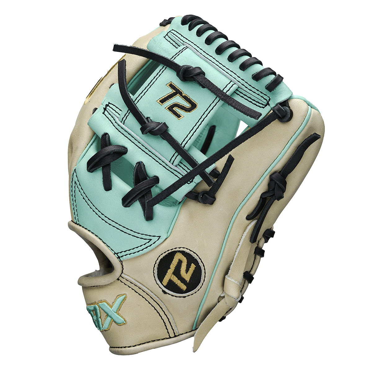SBX ProHide T2 Fastpitch Infield Glove - Blonde Teal