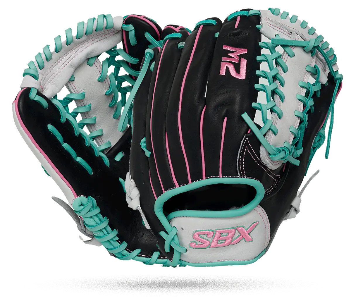 2026 SBX Softhide M2 12" Fastpitch Utility Glove - Glacier Black