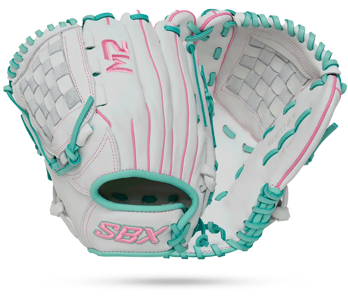 2026 SBX Softhide M2 12" Fastpitch Utility Glove - Glacier White - Left Hand Throw