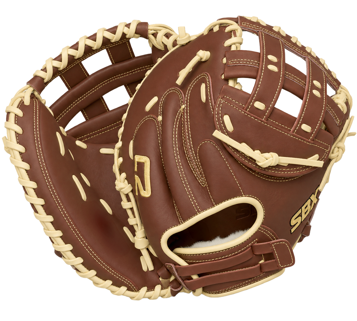 SBX SoftHide M2 Catcher’s Mitt - Classic Brown