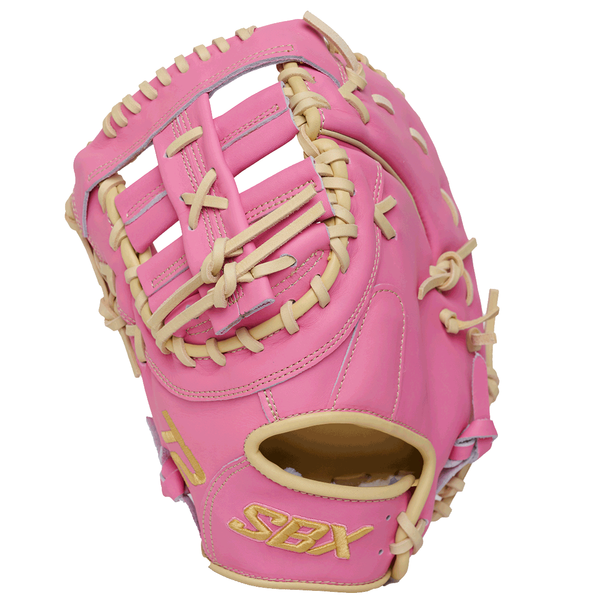 2025 Sandy Pink T2 ProHide Series First Base Fastpitch Mitt - Left Hand Throw