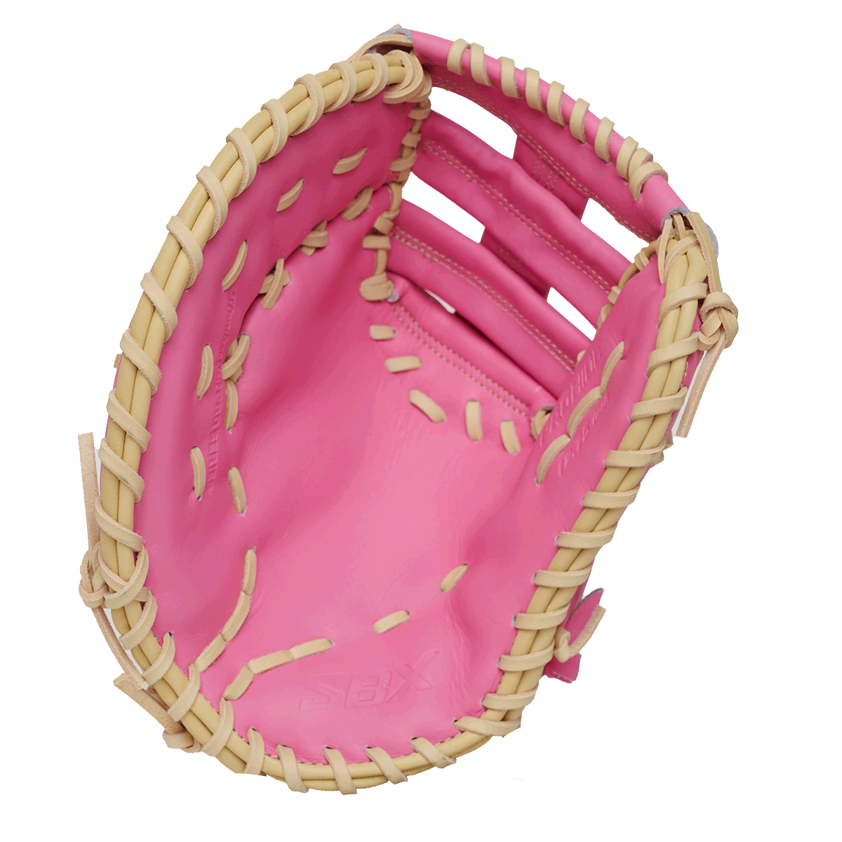 2025 Sandy Pink T2 ProHide Series First Base Fastpitch Mitt - Left Hand Throw