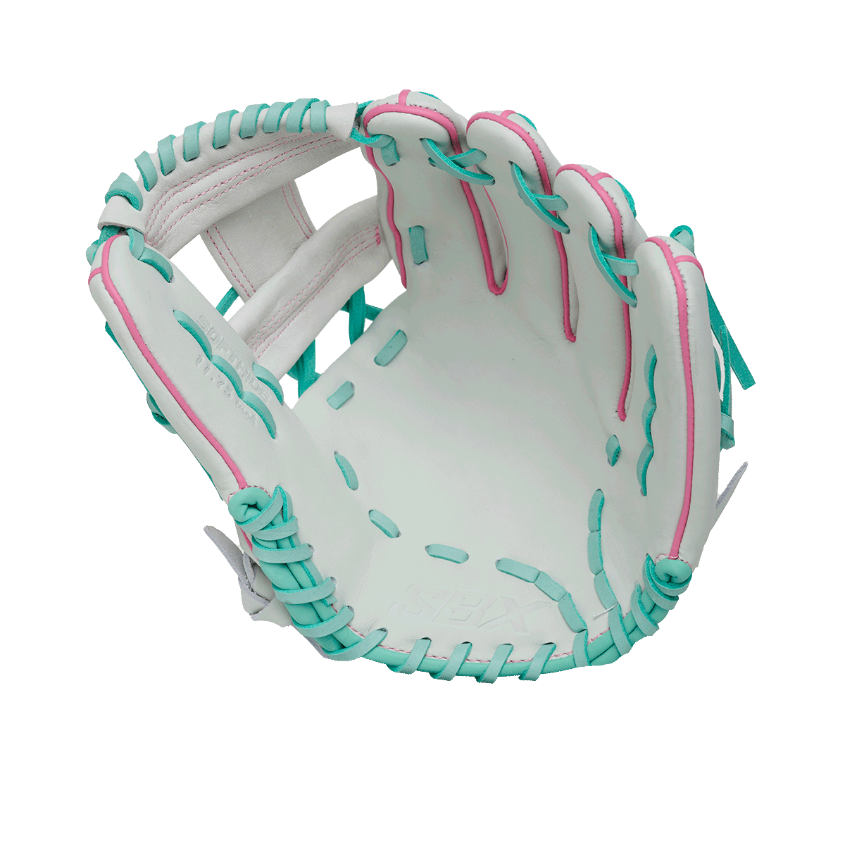 SBX Glacier White M2 SoftHide Elite Series Fastpitch Infield Glove