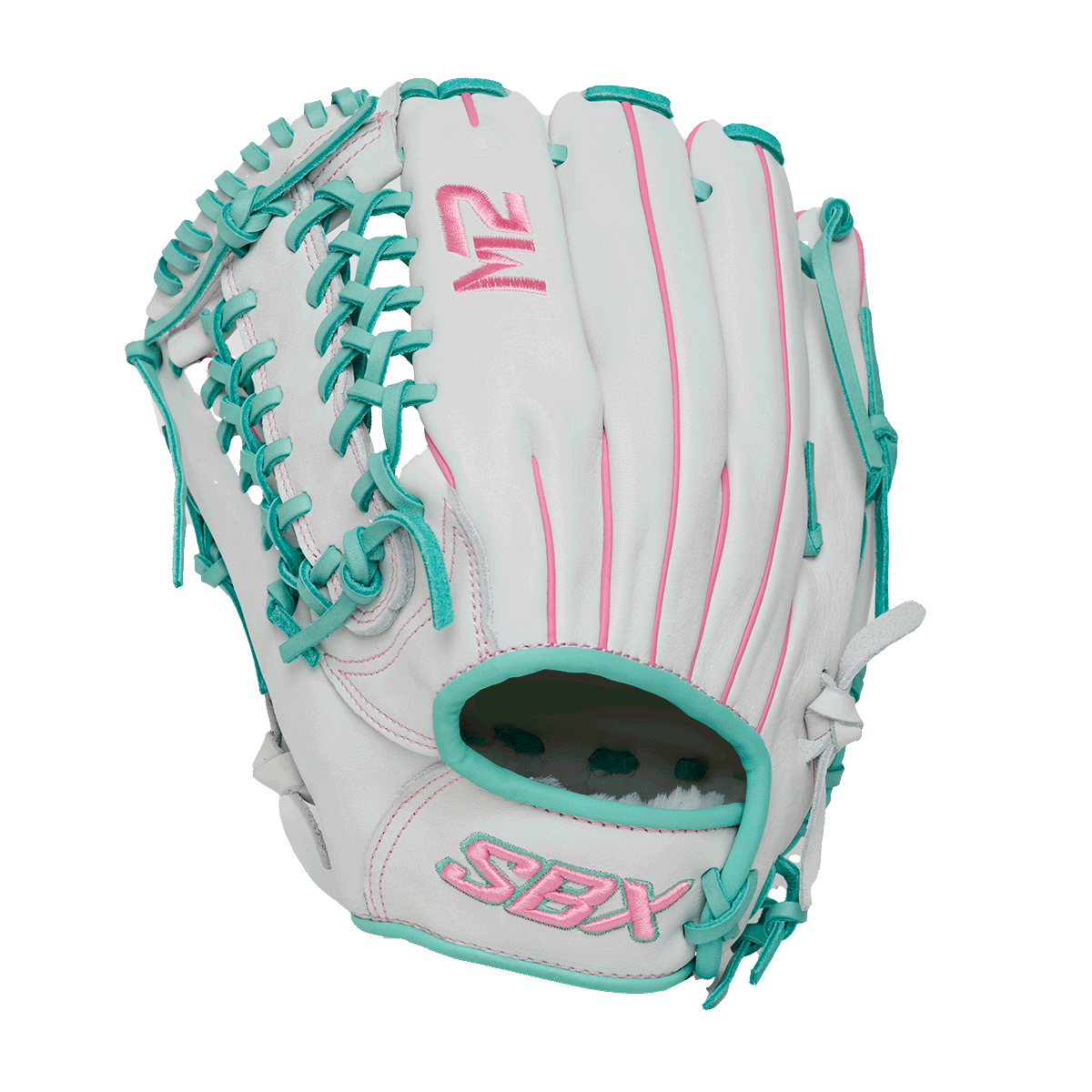 2026 SBX Softhide M2 12" Fastpitch Outfield Glove - Glacier White - Left Hand Throw