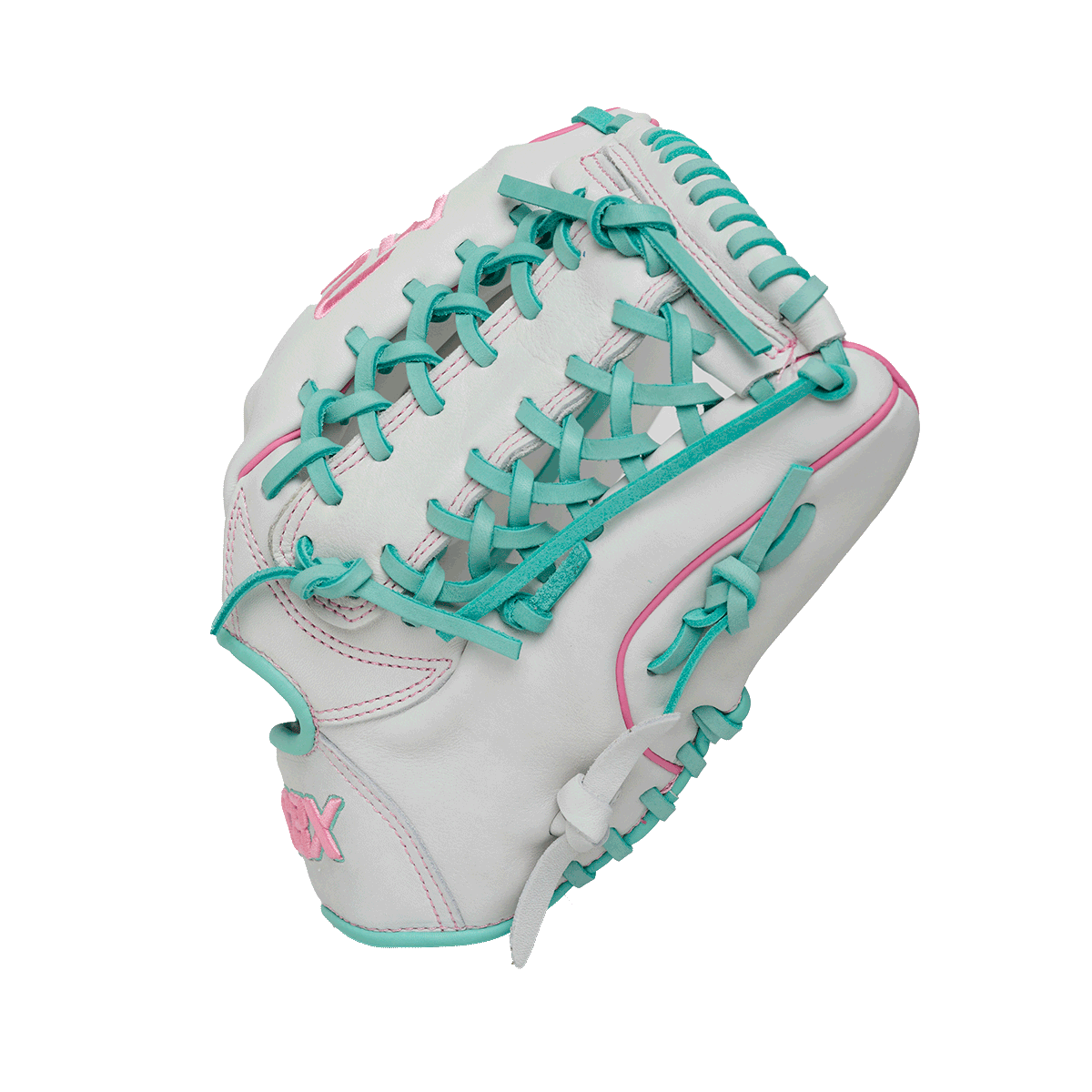 2026 SBX Softhide M2 12" Fastpitch Outfield Glove - Glacier White