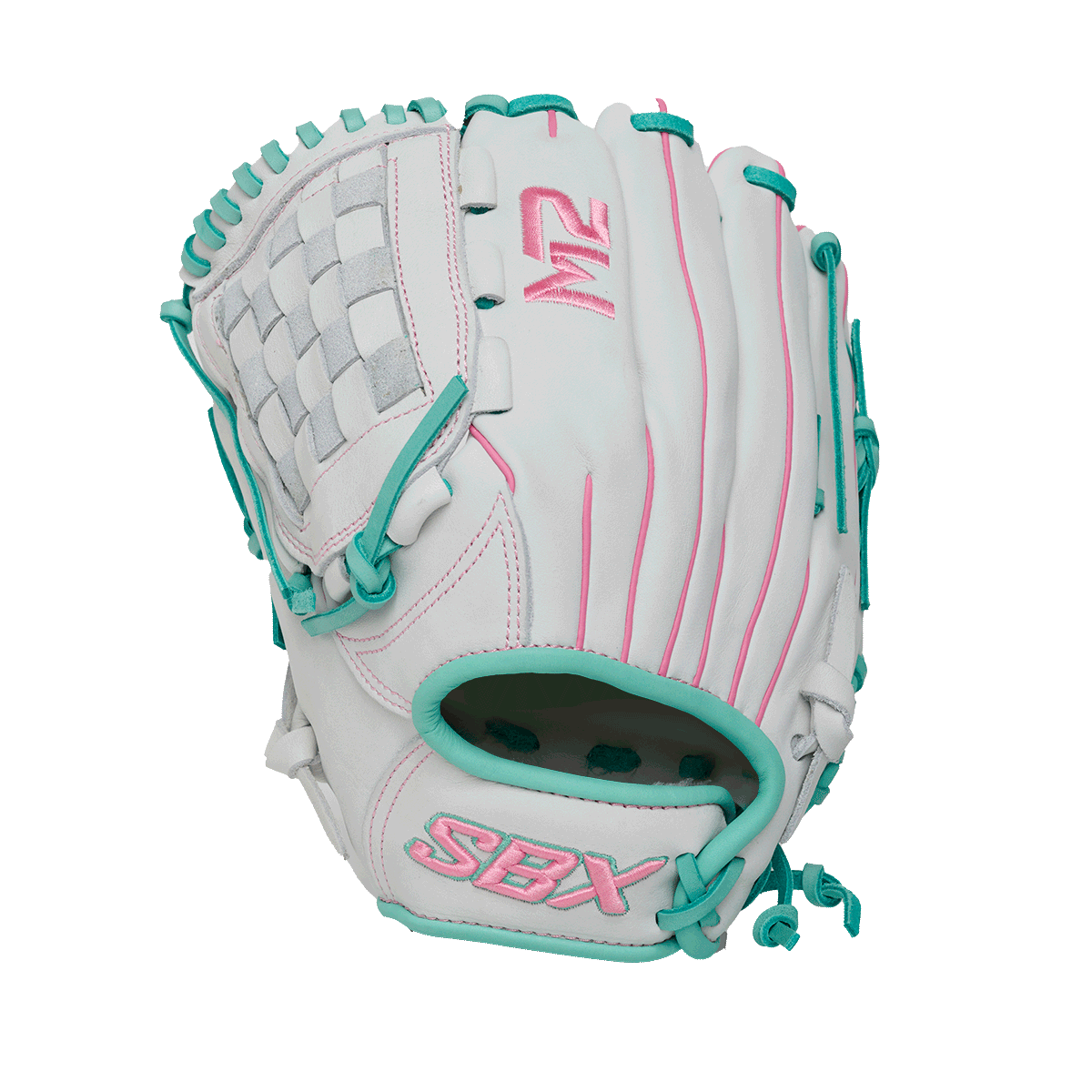 2026 SBX Softhide M2 12" Fastpitch Utility Glove - Glacier White - Left Hand Throw