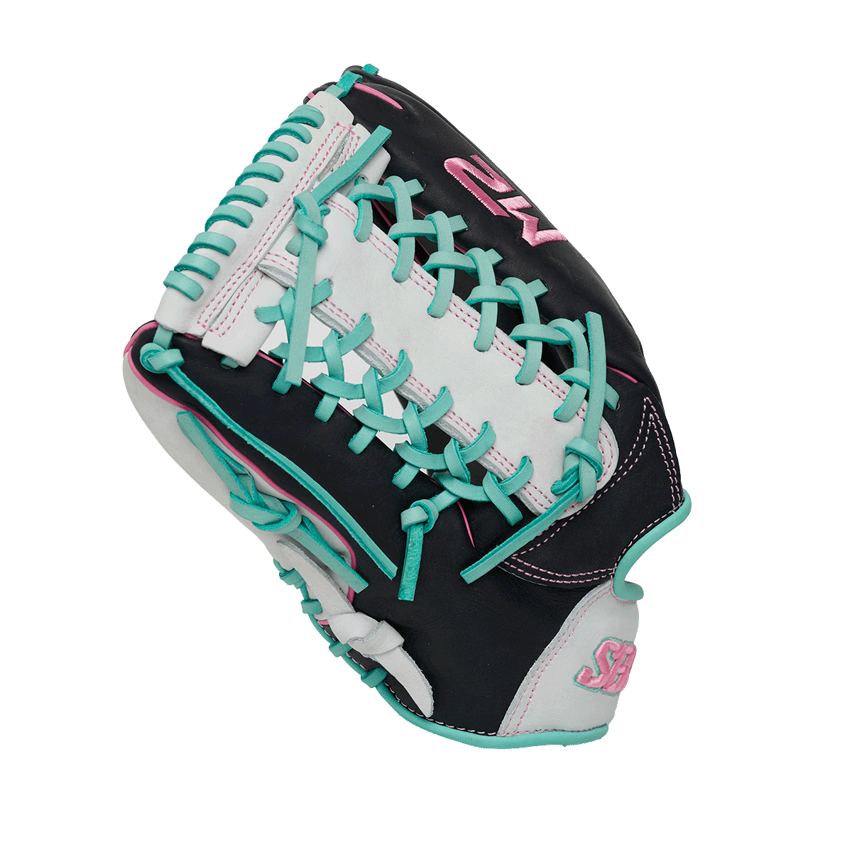 2026 SBX Softhide M2 12" Fastpitch Utility Glove - Glacier Black - Left Hand Throw