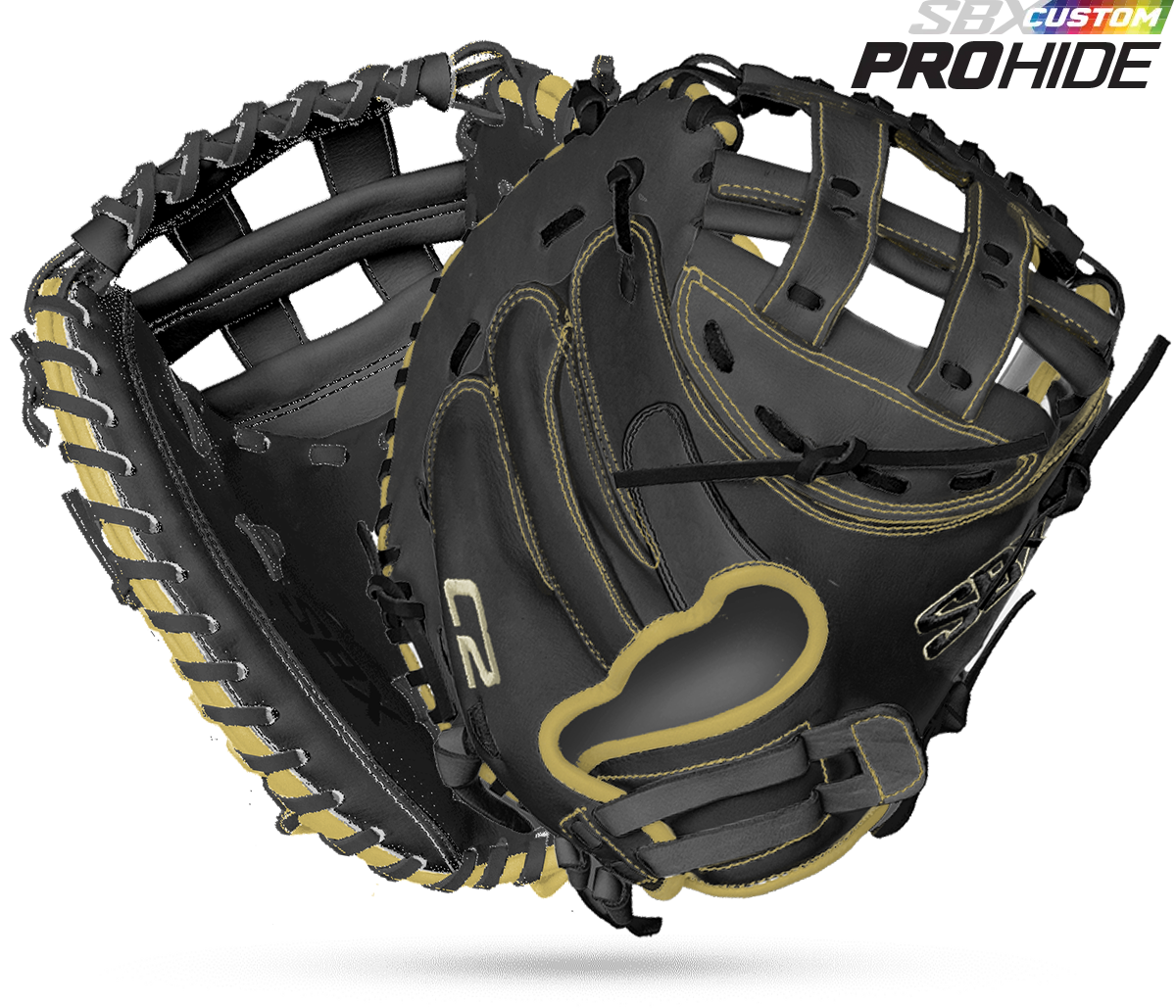 SBX "ATHLETICS" ProHide C2 Custom Catcher’s Mitt