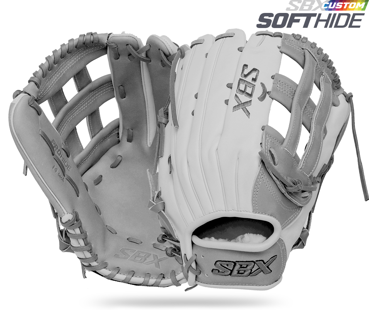 Custom SBX SoftHide Slowpitch Glove - 13", 13.5", 14", 14.5", 15"