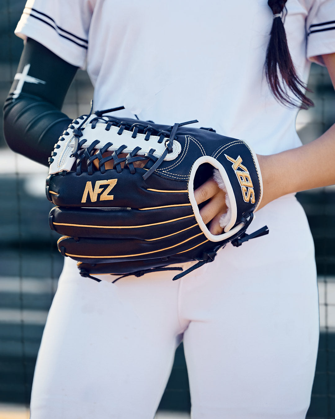 2026 SBX ProHide NFZ 12.5" Fastpitch Outfielder Glove - Midnight White