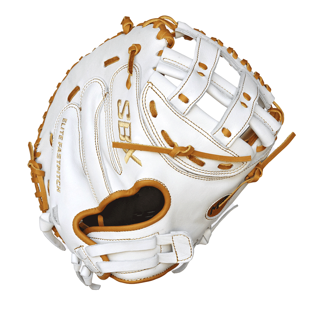 SBX M2 Elite Series White Caramel 33" Fastpitch Catchers Mitt