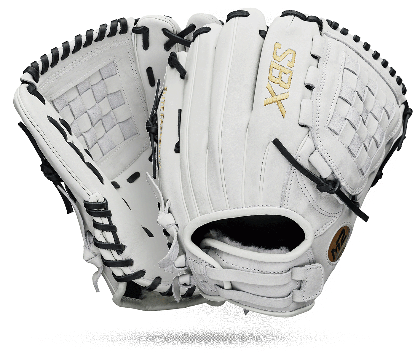 SBX M2 Elite Series White 12" Fastpitch Utility Glove - Game Ready