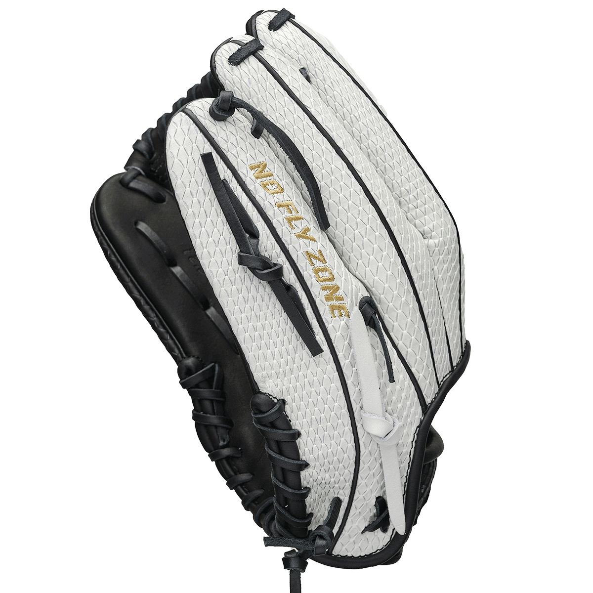 SBX NFZ Pro Series SS White/Black Fastpitch Outfield Glove