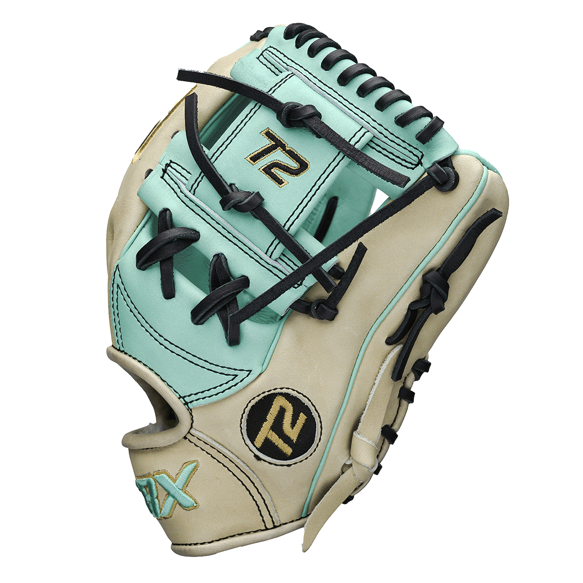 SBX T2 Pro Series Blonde Teal Fastpitch Infield Glove