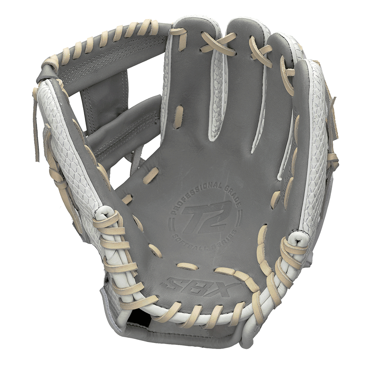 SBX T2 Pro Series SS Powder/Gray Fastpitch Infield Glove