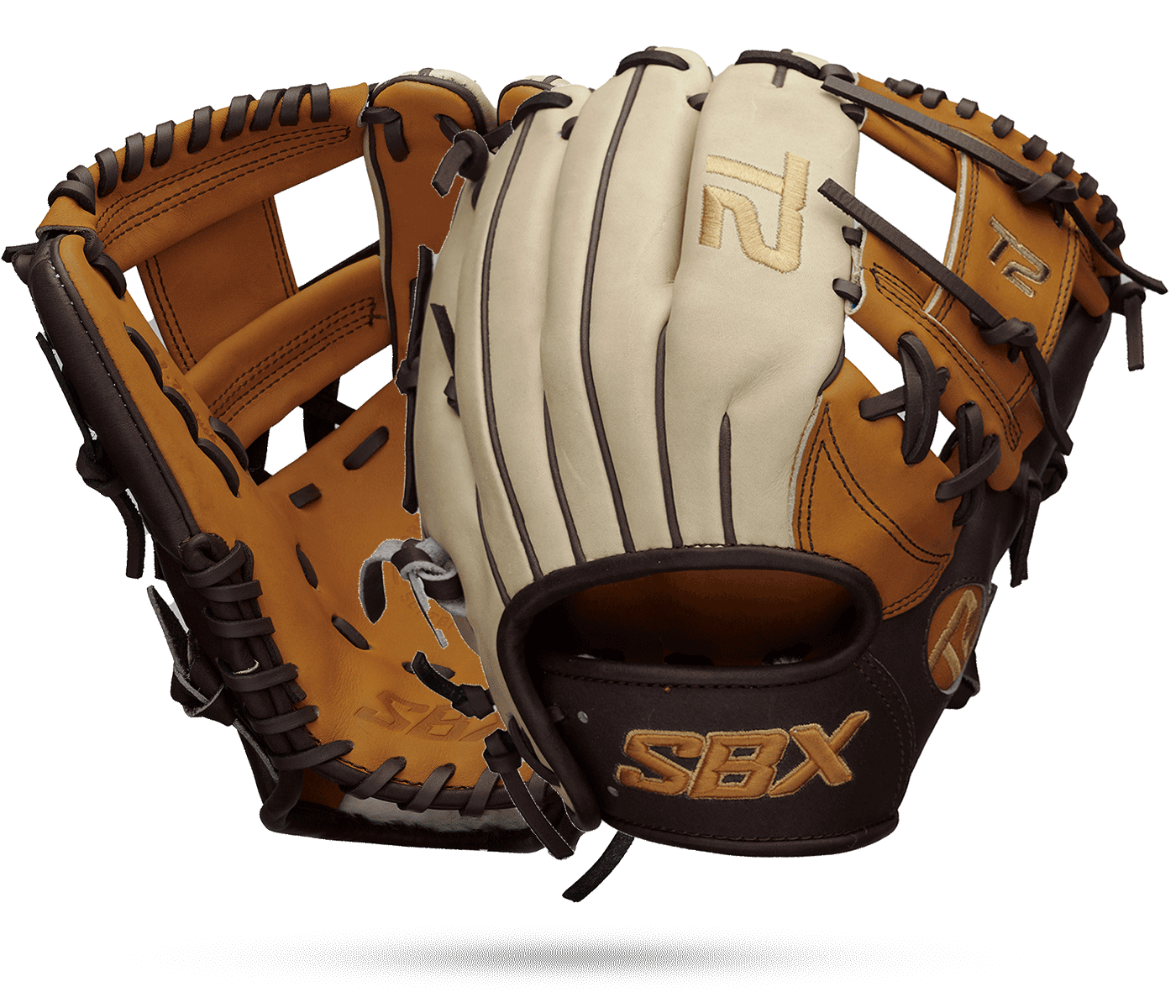 SBX T2 Pro Series SS Blonde/Brown/Caramel Fastpitch Infield Glove