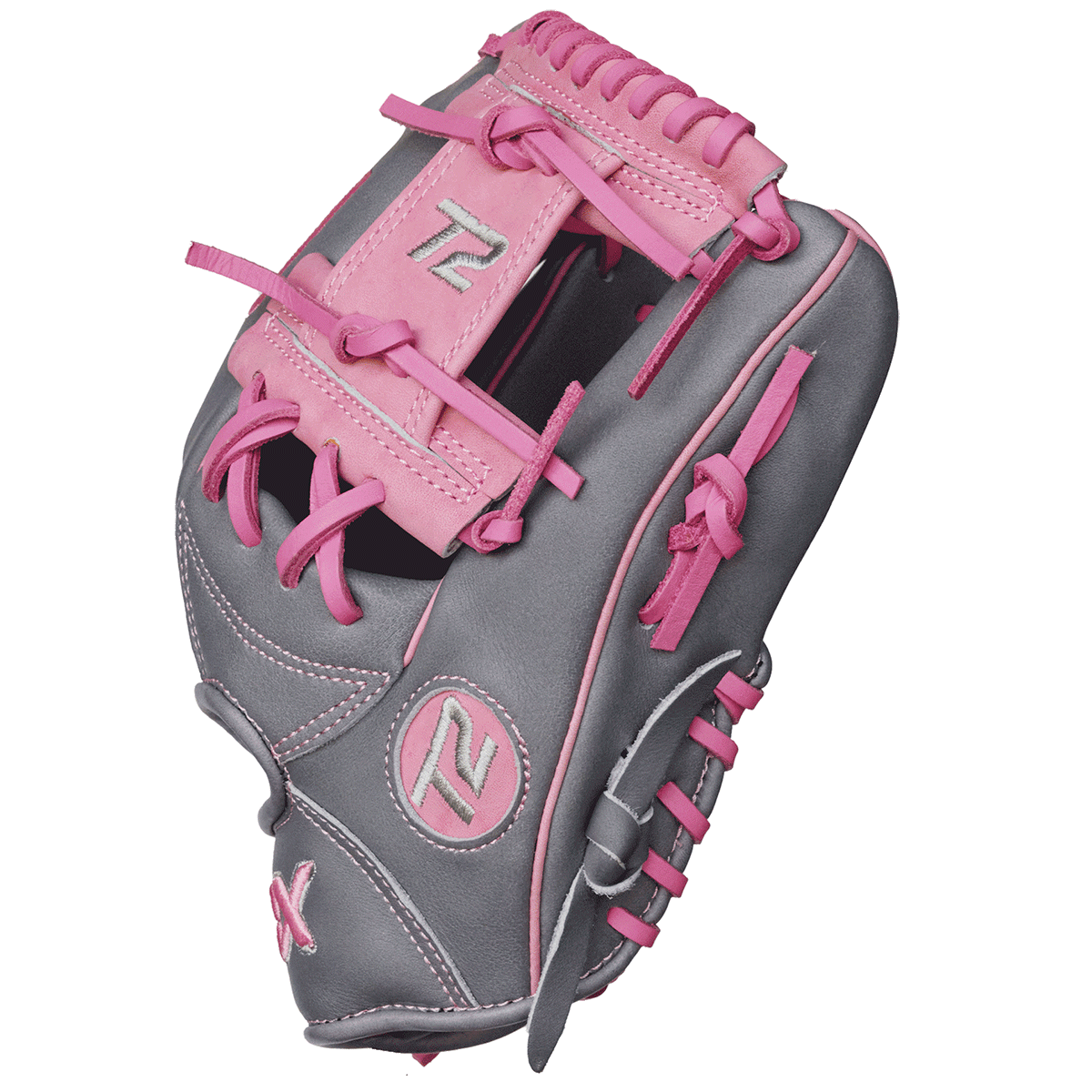 SBX T2 Pro Series Grey Pink Fastpitch Infield Glove