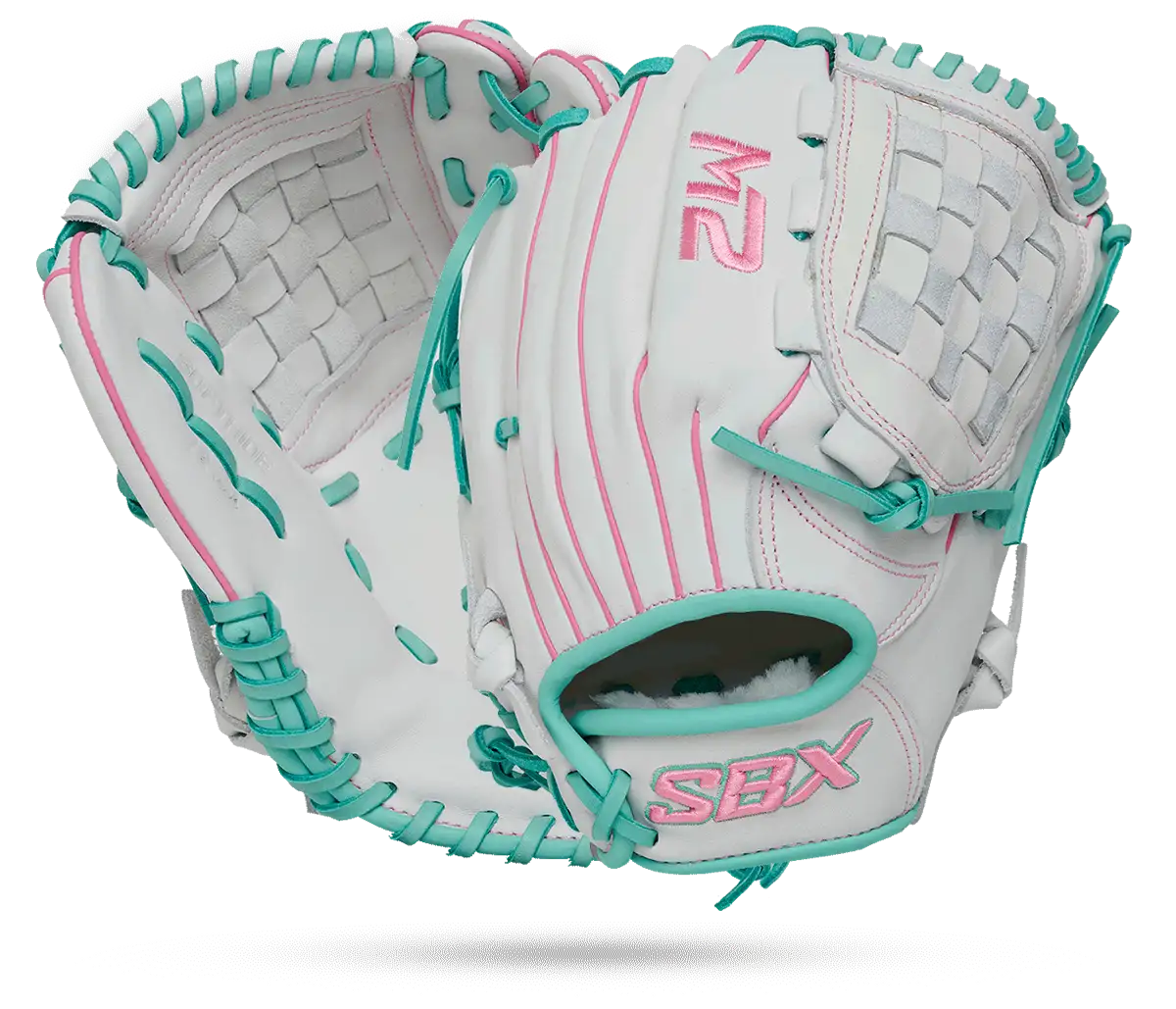 2026 SBX Softhide M2 12" Fastpitch Utility Glove - Glacier White