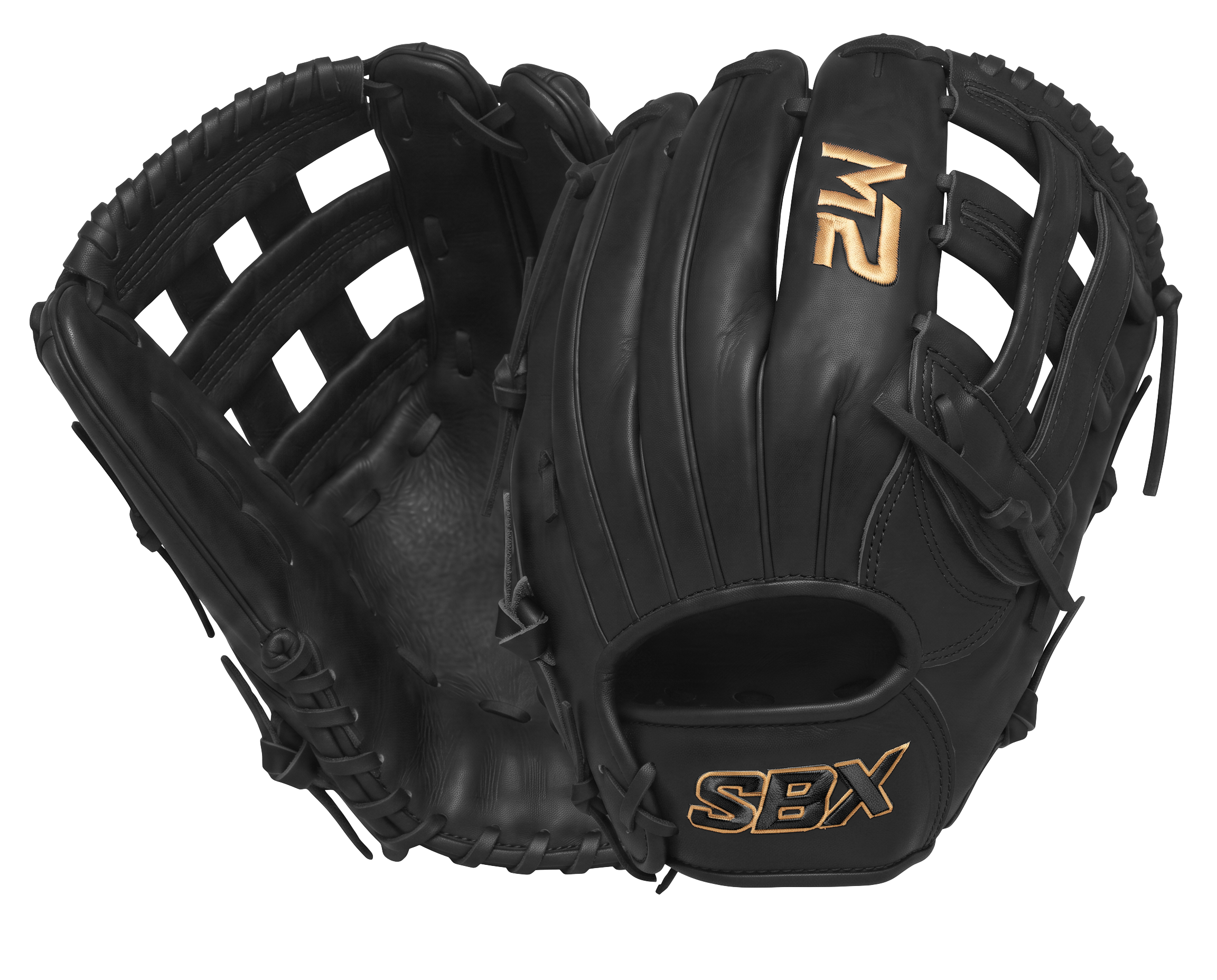 2027 SBX Softhide M2 Fastpitch Outfield Glove - Classic Black