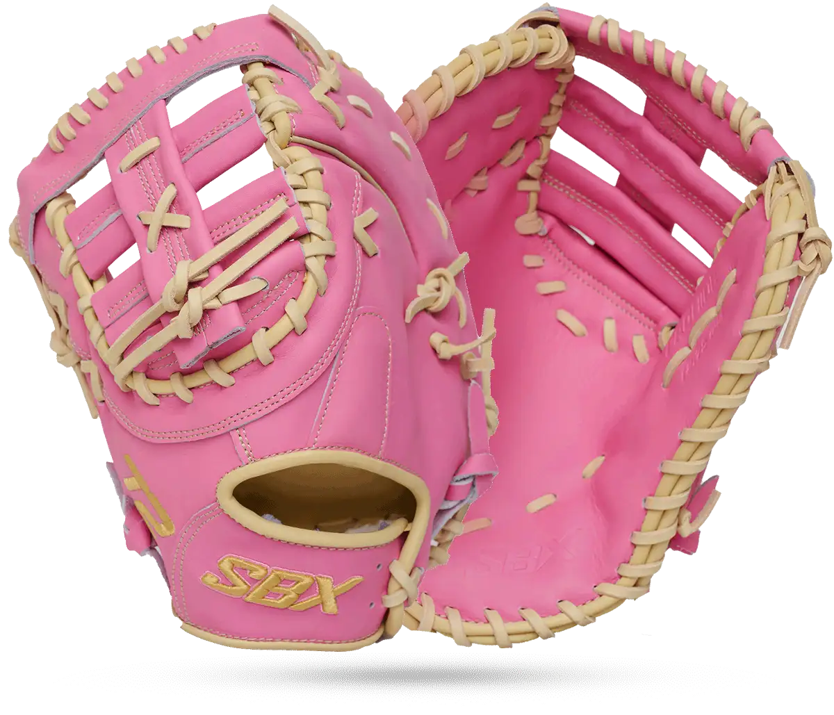 2025 Sandy Pink T2 ProHide Series First Base Fastpitch Mitt - Left Hand Throw