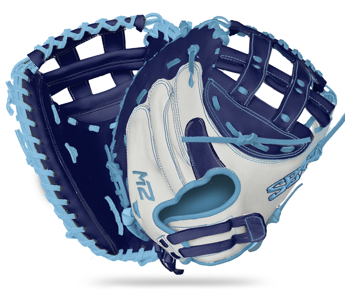 SBX SoftHide M2 Catcher’s Mitt - Arctic Ocean