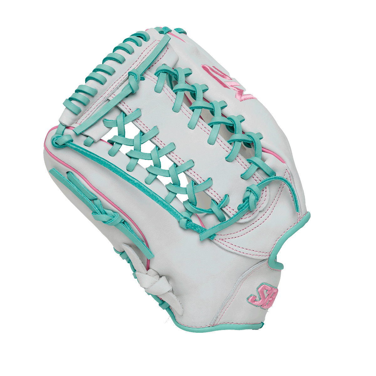 2026 SBX Softhide M2 12" Fastpitch Outfield Glove - Glacier White - Left Hand Throw