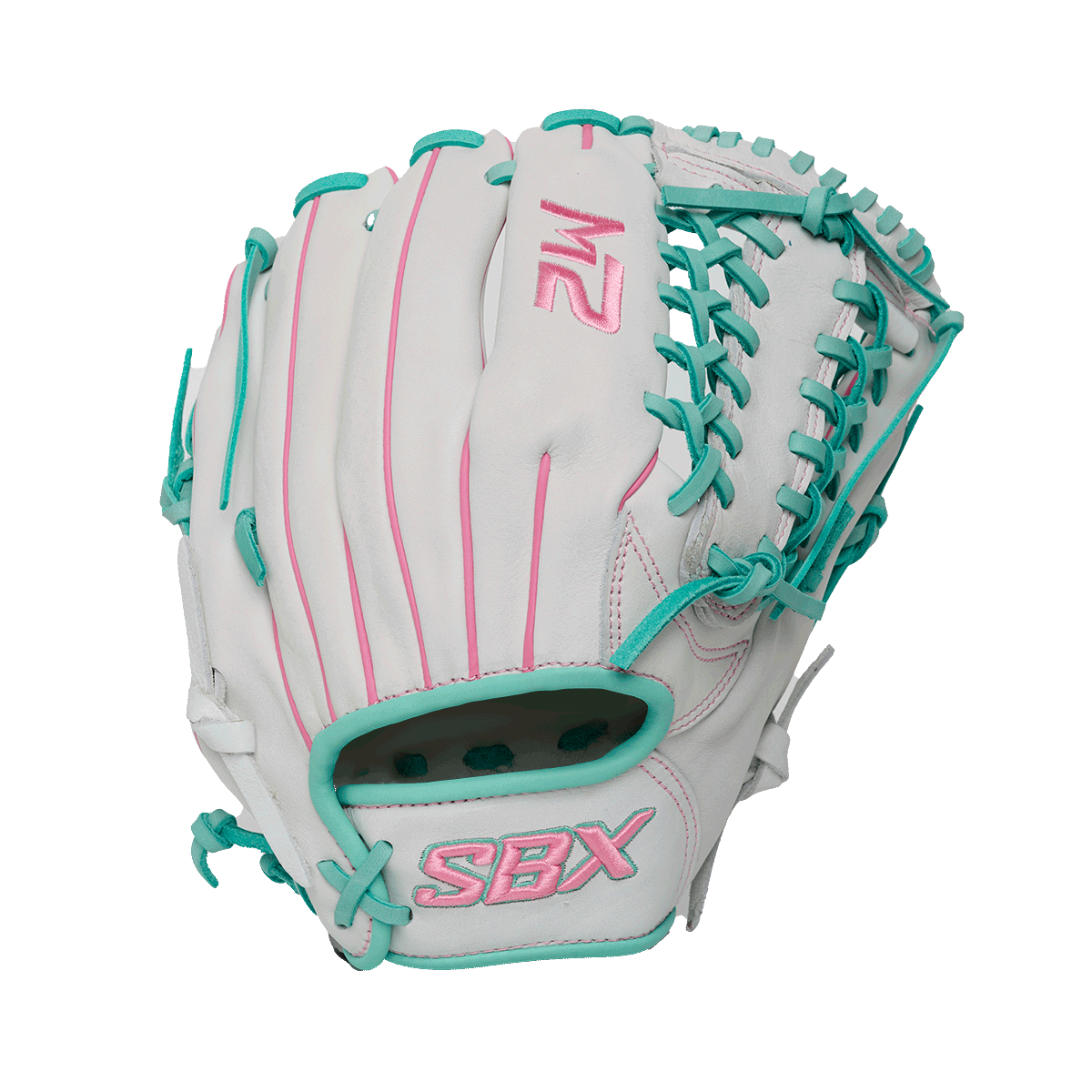 2026 SBX Softhide M2 12" Fastpitch Outfield Glove - Glacier White