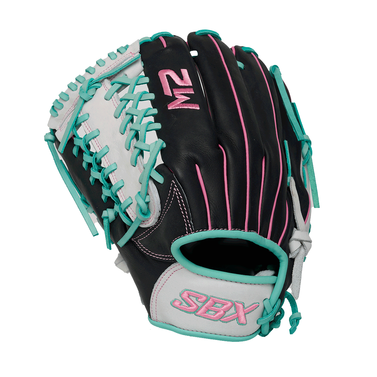 2026 SBX Softhide M2 12" Fastpitch Utility Glove - Glacier Black - Left Hand Throw