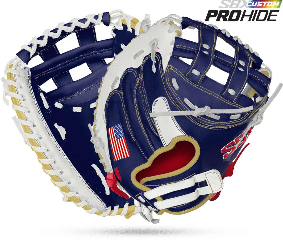 SBX "USA EDITION" ProHide C2 Custom Catcher’s Mitt